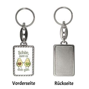 Avocado Herzkerne Schlüsselanhänger Schön dass es Dich gibt