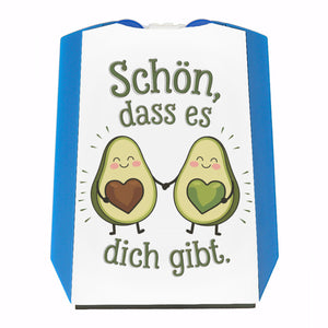 Avocado Herzkerne Parkscheibe Schön dass es Dich gibt
