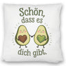 Avocado Herzkerne Kissen Schön dass es Dich gibt