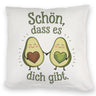 Avocado Herzkerne Kissen Schön dass es Dich gibt