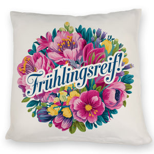 Frühlingsreif Blumendesign Kissen