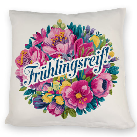 Frühlingsreif Blumendesign Kissen