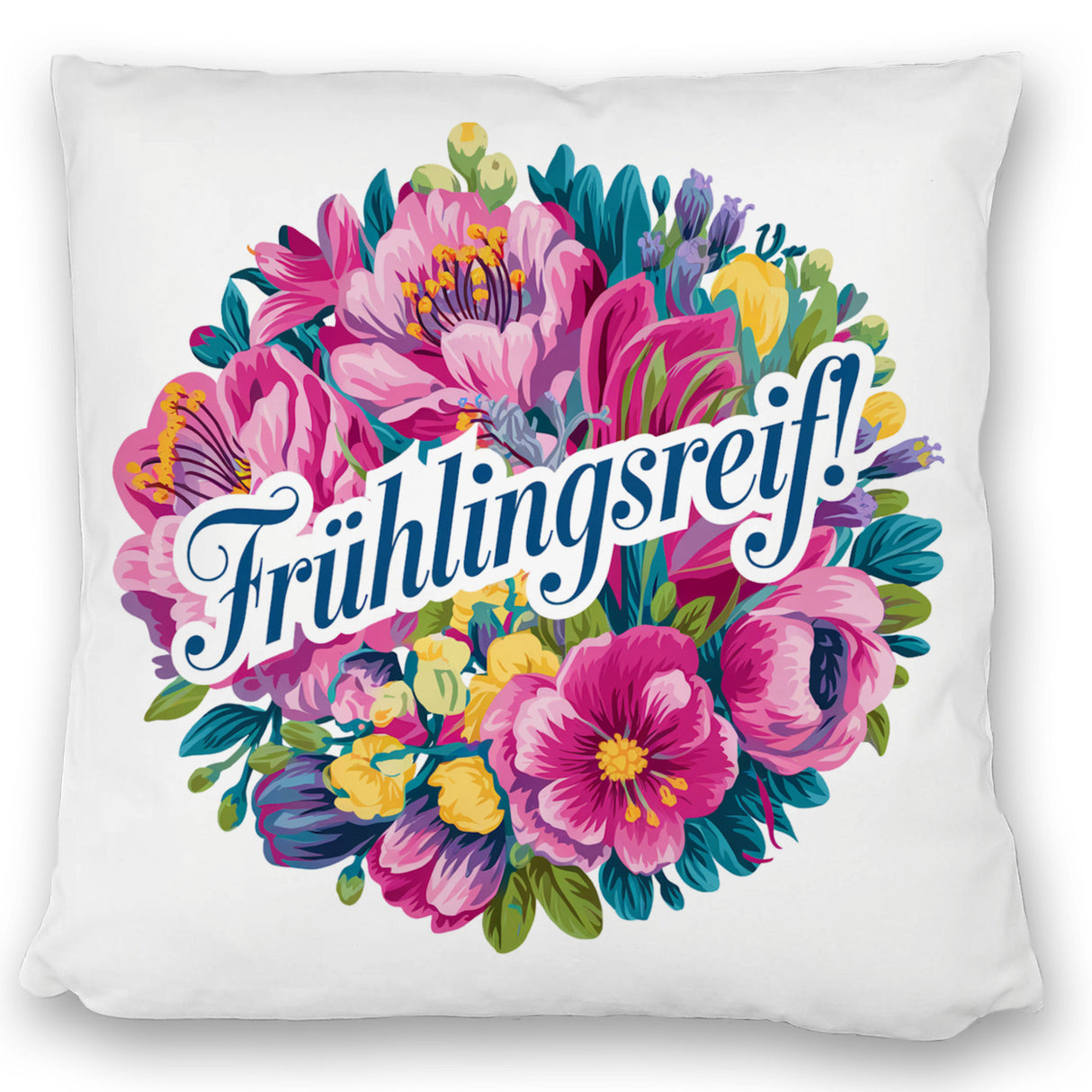 Frühlingsreif Blumendesign Kissen