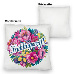 Frühlingsreif Blumendesign Kissen
