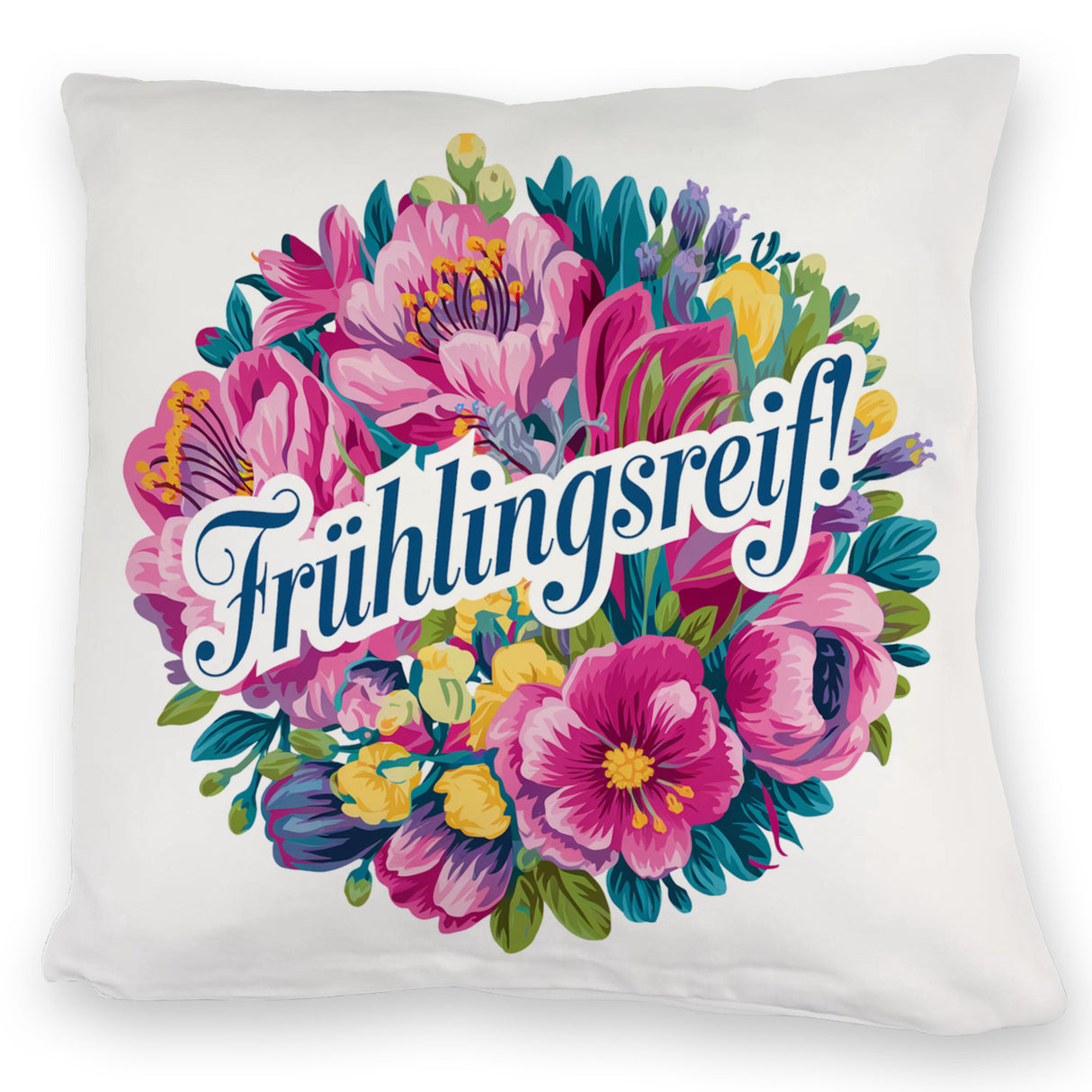 Frühlingsreif Blumendesign Kissen