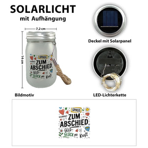 Wünsche Zum Abschied Solarlicht für Kollegen und Freunde