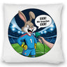 Kaninchen Torwart - EIER! Wir brauchen EIER! Kissen für Fußballfans