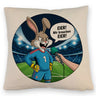 Kaninchen Torwart - EIER! Wir brauchen EIER! Kissen für Fußballfans