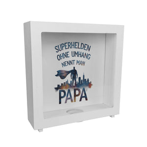 Superhelden Papa Umhang Spardose