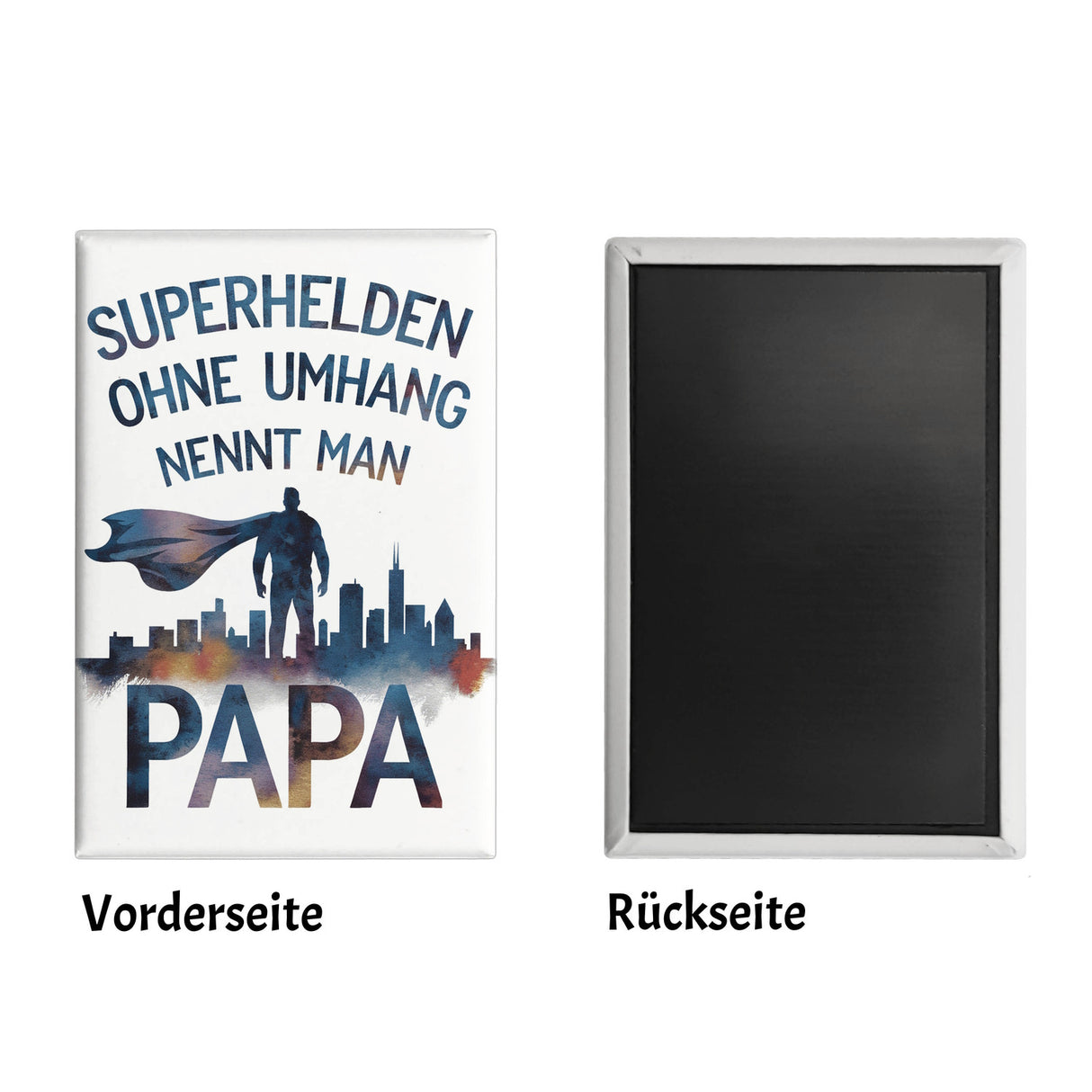 Superhelden Papa Umhang Souvenir Souvenir Magnet