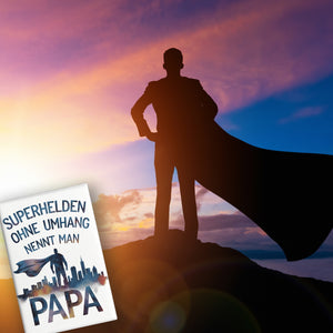 Superhelden Papa Umhang Souvenir Souvenir Magnet