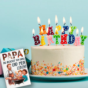 Grillender Vater Papa rockt Souvenir Souvenir Magnet