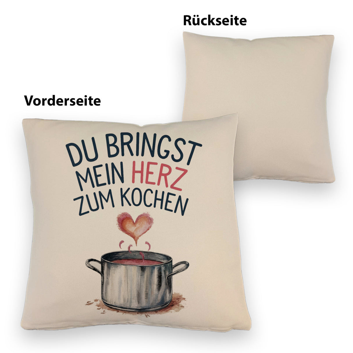 Du bringst mein Herz zum Kochen Kissen