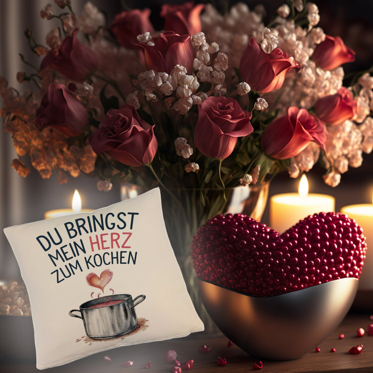 Du bringst mein Herz zum Kochen Kissen