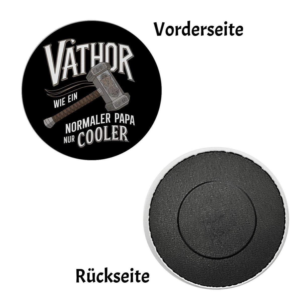 Nordischer Hammer VATHOR Magnet für coole Väter