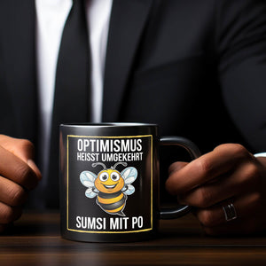 Biene Optimismus Tasse sumsi mit Po