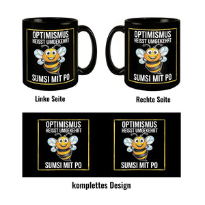 Biene Optimismus Tasse sumsi mit Po