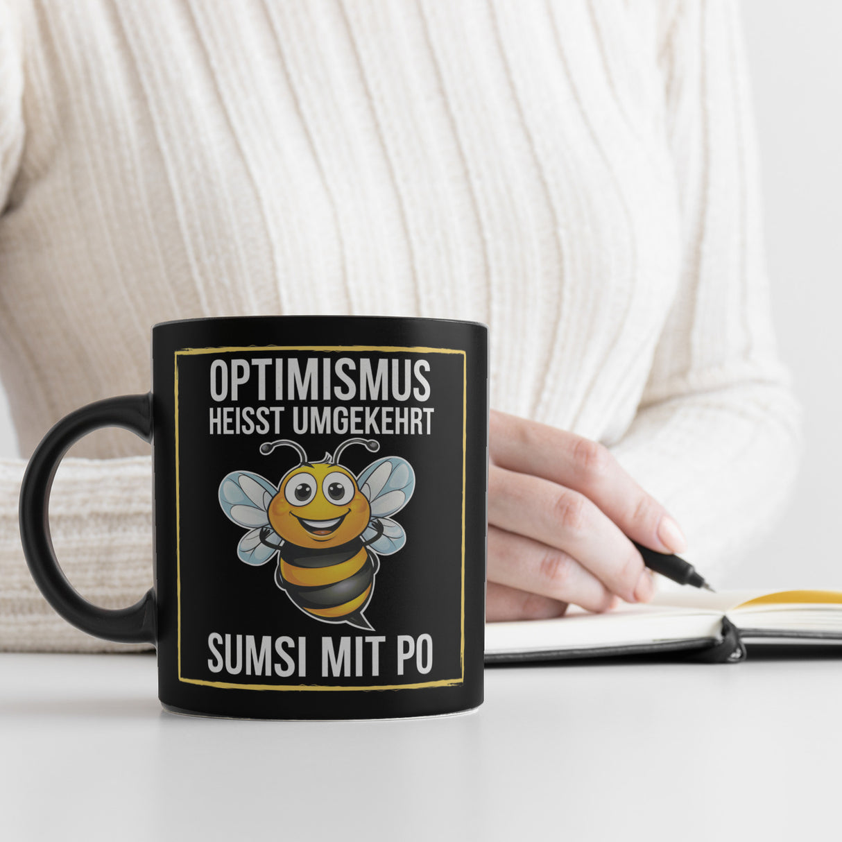 Biene Optimismus Tasse sumsi mit Po
