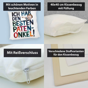 Bester Patenonkel Kissen