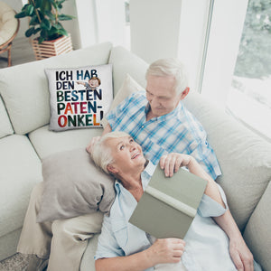 Bester Patenonkel Kissen