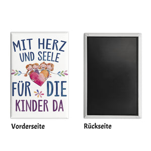 Mit Herz für Kinder da Souvenir Souvenir Magnet Herz Umarmt Kinder
