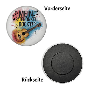Mein Patenonkel rockt Magnet Gitarre