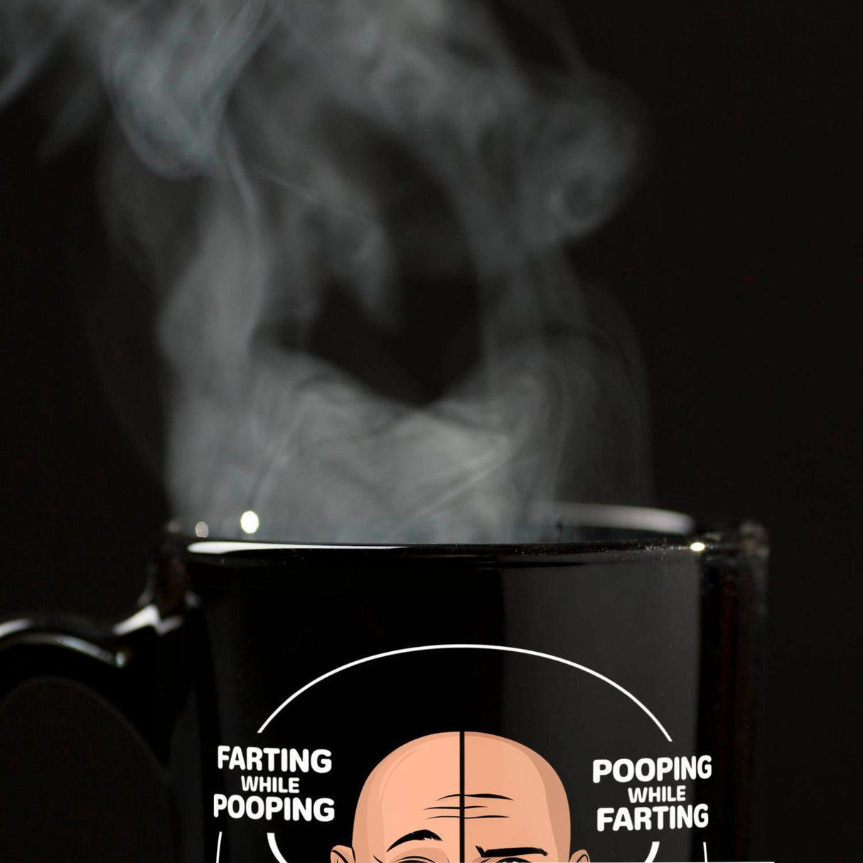 Männer Humor Tasse für Toilettengänger