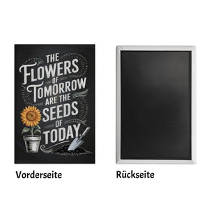 Die Blumen von morgen Souvenir Magnet für Gartenfreunde