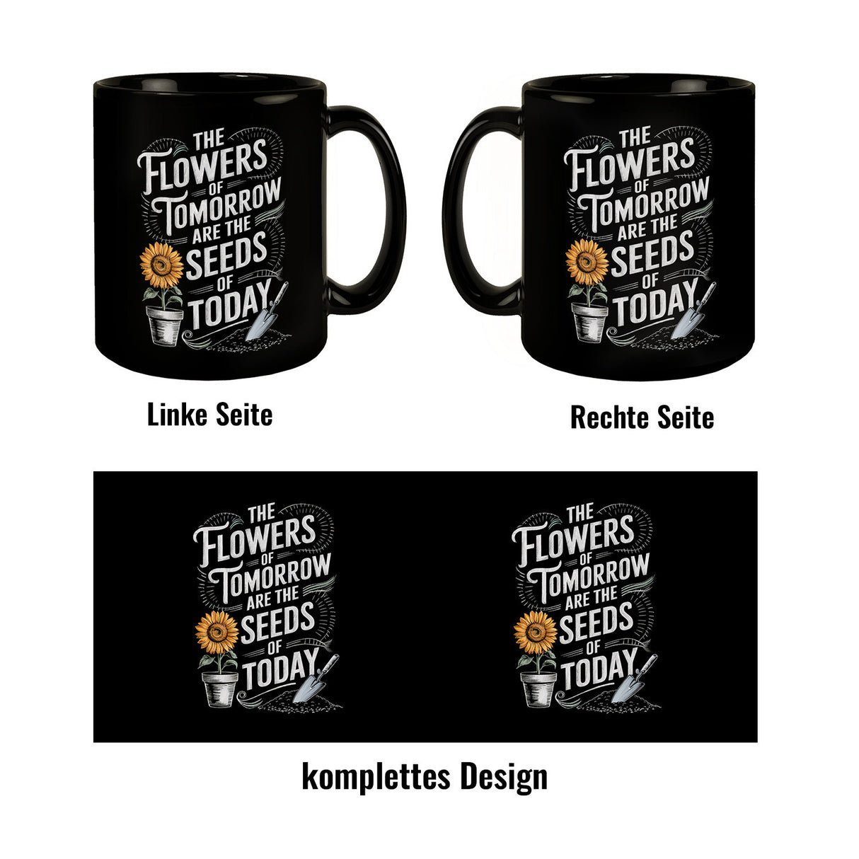 Die Blumen von morgen Kaffeebecher für Gartenfreunde