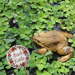 Blumenkranz Arsch Kröte Magnet für Humor-Fans