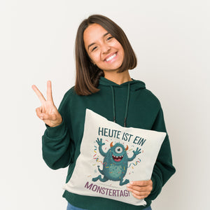 Heute ist ein Monstertag! Kissen