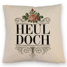 Heul doch Rose Kissen Rosendekor