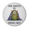 Grünes Monster mit Decke Montagsmuffel Magnet