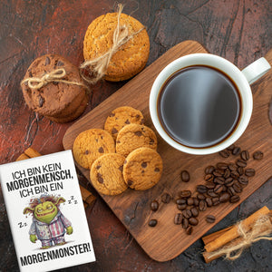 Verschlafenes Morgenmonster Souvenir Souvenir Magnet Monster