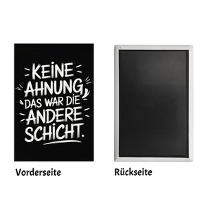 War die andere Schicht Souvenir Souvenir Magnet Für Büro und Kollegen