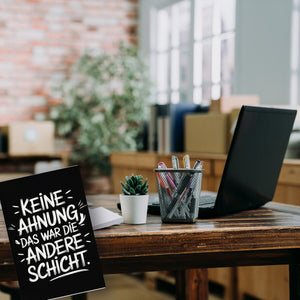 War die andere Schicht Souvenir Souvenir Magnet Für Büro und Kollegen
