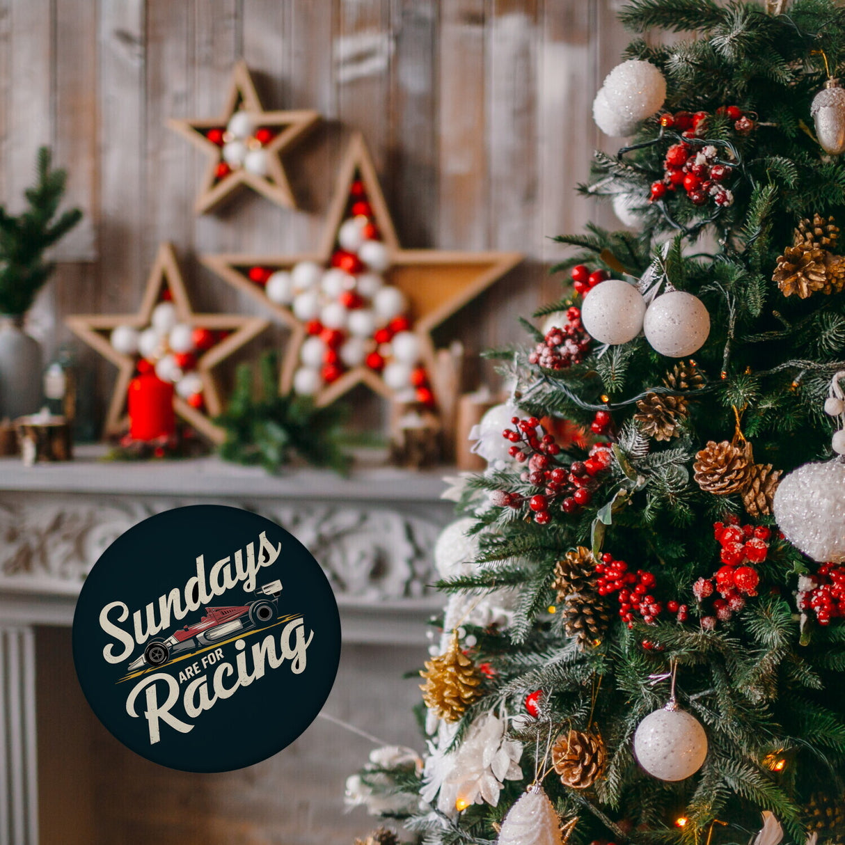 Sundays are for Racing Magnet für Motorsport-Fans