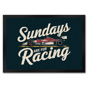 Sundays are for Racing Fußmatte in 35x50 cm für Motorsport-Fans