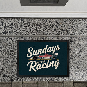 Sundays are for Racing Fußmatte in 35x50 cm für Motorsport-Fans