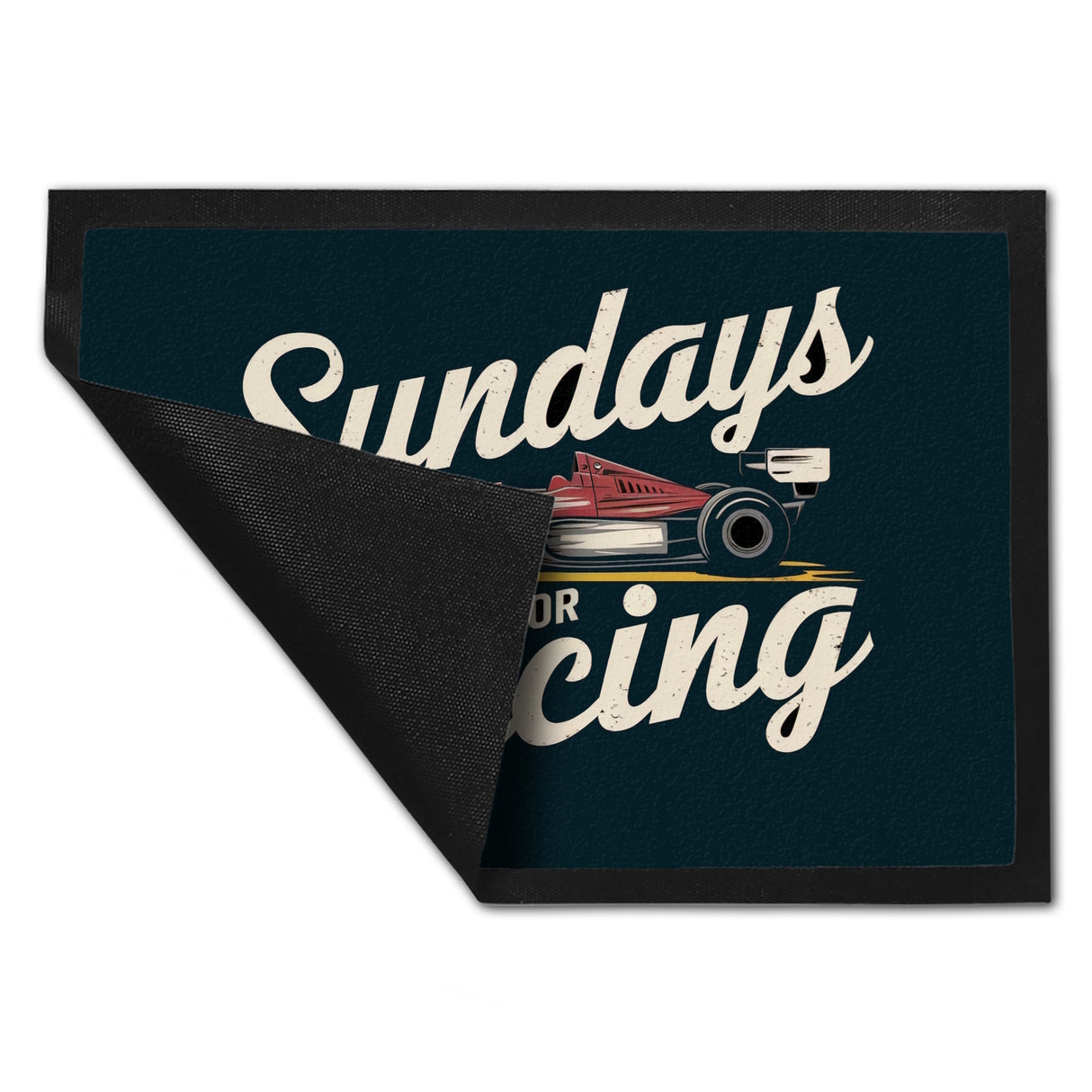 Sundays are for Racing Fußmatte in 35x50 cm für Motorsport-Fans