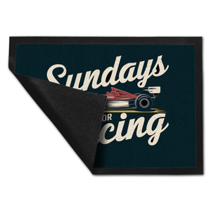 Sundays are for Racing Fußmatte in 35x50 cm für Motorsport-Fans