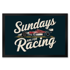 Sundays are for Racing Fußmatte in 35x50 cm für Motorsport-Fans