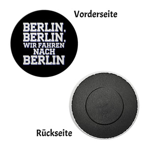 Bielefeld Pokalfinale 2025 Magnet - BERLIN, BERLIN, wir fahren nach BERLIN