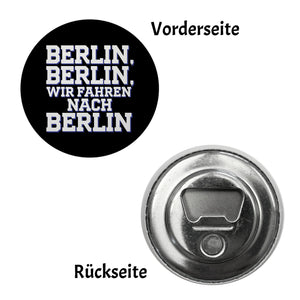 Bielefeld Pokalfinale 2025 Magnet - BERLIN, BERLIN, wir fahren nach BERLIN