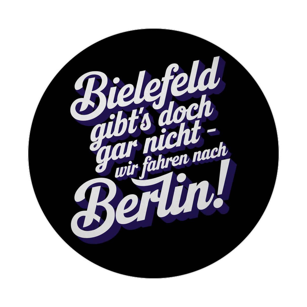 Bielefeld Pokalfinale 2025 Magnet - gibt's doch gar nicht