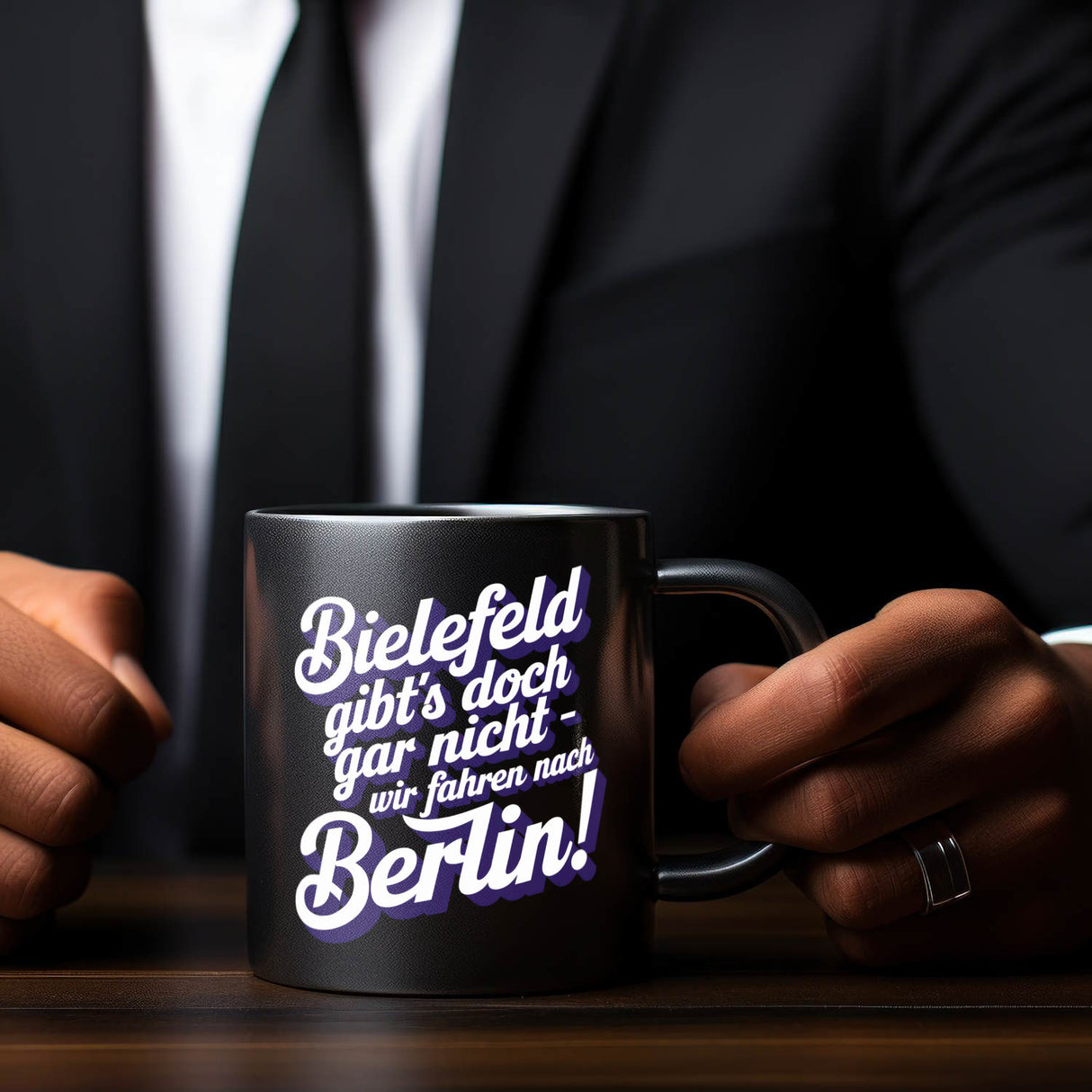 Bielefeld Pokalfinale 2025 Tasse - gibt's doch gar nicht