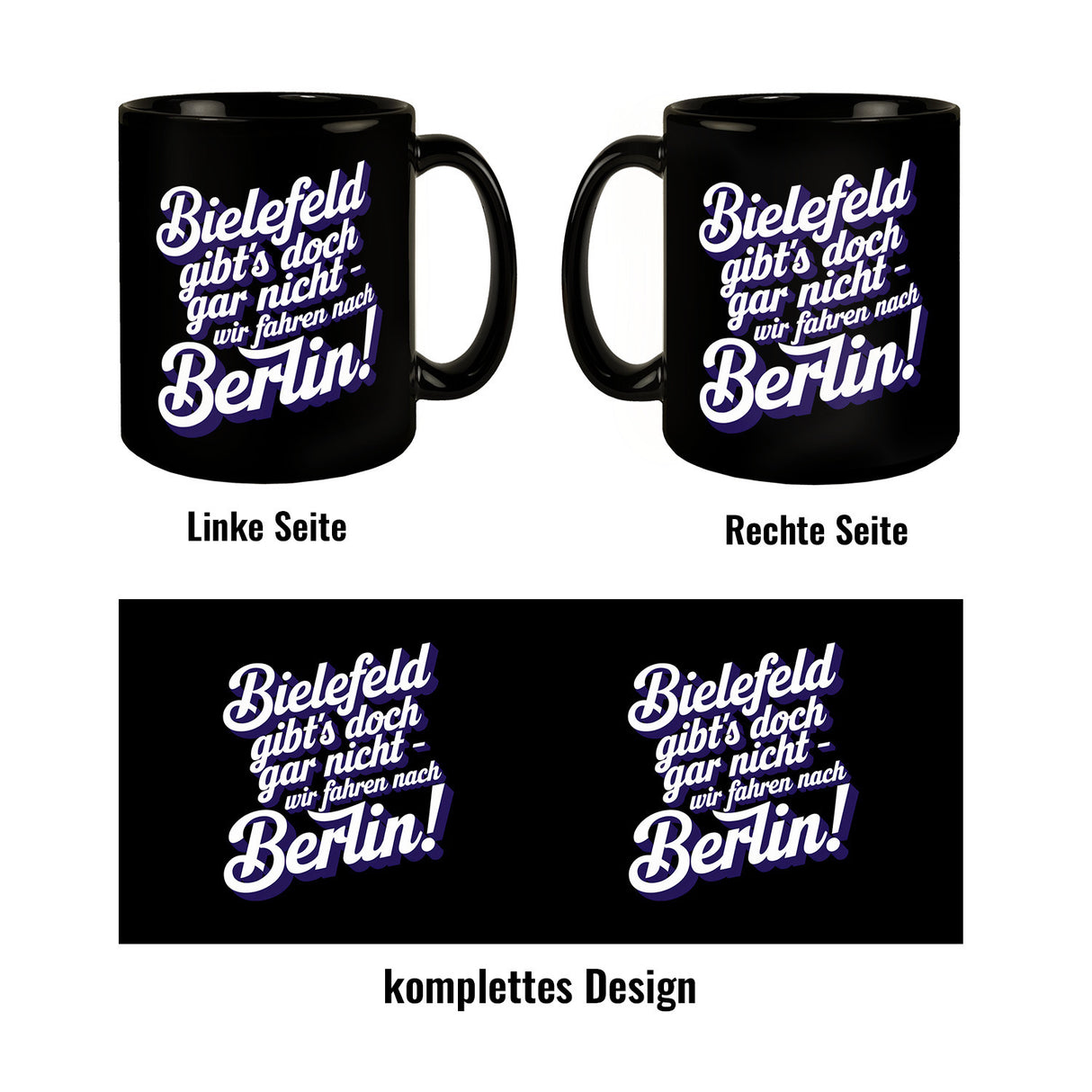 Bielefeld Pokalfinale 2025 Tasse - gibt's doch gar nicht