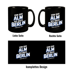 Bielefeld Pokalfinale 2025 Tasse - Von der Alm bis nach Berlin