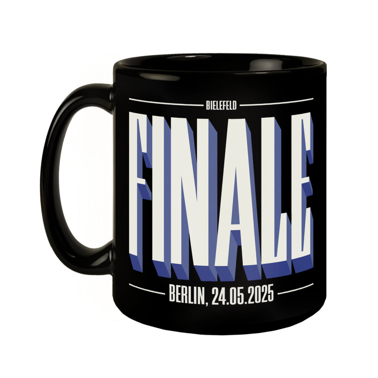 FINALE 2025 Bielefeld Tasse für das Pokalfinale in Berlin