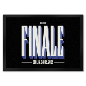 FINALE 2025 Bielefeld Fußmatte in 35x50 cm für das Pokalfinale in Berlin